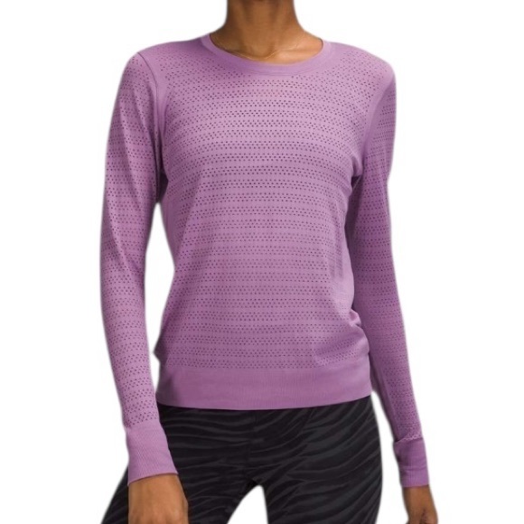 lululemon athletica Tops - Lululemon Swiftly Breathe Long Sleeve
Shirt Wisteria Purple Measures Like 6